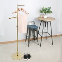 자체브랜드 P0000BSX 프리미엄 골드 라운드받침 ㄱ자 행거