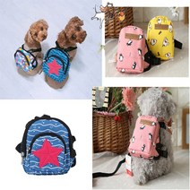 데올 스토어 강아지 백팩 가방 똥추가방 반려동물, 레드도트, 1개