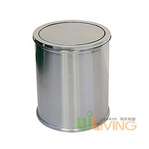 위드리빙 미니뱅뱅이 스텐휴지통25L(270x400) 회전식뚜껑휴지통
