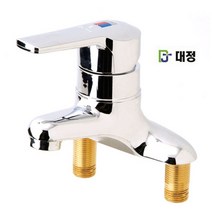 국산 세면기 세면대 수도꼭지 자바라 코브라 냉온수 욕실 화장실 혼합 수전, 1개