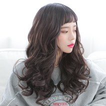 고운머리 똑딱이 붙임머리 헤어피스 스타일피스 미디움 러블리웨이브, 믹스골드브라운10호, 1개