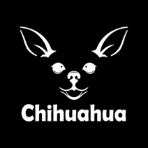 츄스티커 치와와스티커 강아지스티커 강아지주유구 치와와데칼스티커(홀로그램), 이름바꾸기-주유구사이즈(흰색)