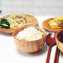 알럽하우스 [알럽하우스] 우드식기 통원목 공기 1P, 단품
