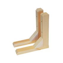 아이베란다 삼나무 원목파티션 이동식파티션 가벽인테리어 칸막이, 1_L자 지지대(2개1세트)