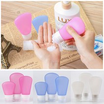 코엔라이프 실리콘 공병 여행용 샴푸 린스 공병, 1개, 핑크37ml