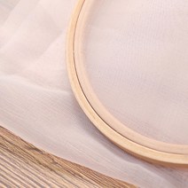 패션메이드 프랑스자수 자수 자수원단 오간디 투명원단 그라데이션 비침원단 실크원단, 2.피치
