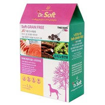 더독 닥터소프트 그레인프리 오리 노령견용 소프트사료, 1.2kg, 1개
