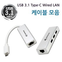 LG전자 엘지 gram 노트북용 C타입 인터넷 LAN 랜 젠더 케이블, NK-CEAH3G