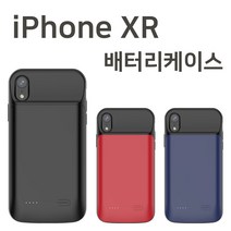 아이앤지코리아 아이폰XR(6000mAh) 배터리 케이스, 레드