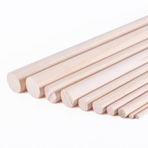 셀프인테리어마켓 목봉 재단 - 스트레칭봉 DIY원목봉 우드봉 나무봉 DIY 목재, 두께 3cm - 길이 60cm