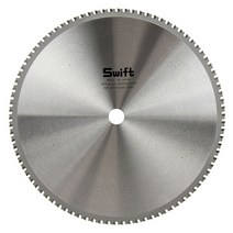스위프트 금속용 원형톱날 14인치 금속 알루미늄 판넬 판넬용 스틸 스틸용 톱날 톱 팁쏘, 1개