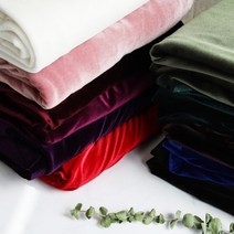 원단킹 대폭스판벨벳 베리어스 11color(4916498), 자주