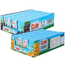 Dole 오렌지주스 120mlx32+Dole 포도주스 120mlx32