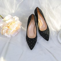 하이데일리 큐빅 스틸레토힐