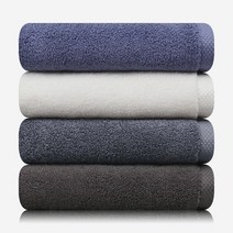 송월타월 175g 크러쉬무지(5매), 회색, 1set