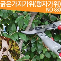 가든서브 굵은 가지가위(탱자가위) No 830 양손가위 전지가위 전정 조경 원예 꽃 과수 가위 전정가위 원예가위 화훼 적과 가지치기