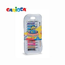 CARIOCA 까리오까 튜브 템페라물감 12색, 단품