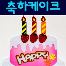 영영하우스 축하케이크-펠트 펠트축하케이크