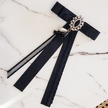 주얼리로망 슬림리본브로치
