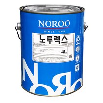 노루페인트 외부용 원색 수성페인트 노루렉스 4L 무광, 밝은적색