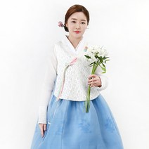 아리아리한복 [파랑새배자세트] 한복대여 가족한복대여
