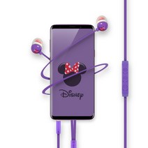 Disney 여성을위한 커널형 스마트폰 리모트 이어폰 M2, 화이트