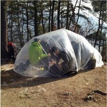 비닐막 쉘터/등산/백패킹/비박 비닐 쉘터/하우스쉘터, 5~7인용 중형