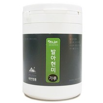 국내산 새싹발아분말 보리 밀 현미 검은콩 옥수수 팥, 볶은발아현미분말 350g (통 제품)