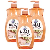 참그린 매실 청정설거지 주방세제, 1kg, 3개