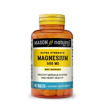 매이슨네츄럴스 엑스트라 스트렝스 마그네슘 500mg 타블렛 무설탕, 100개입, 1개