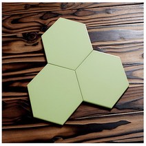 타일닷컴 헥사곤 단색 육각타일 200mmx230mm(29장 약1헤베), 3. 육각타일-그린(29장-1㎡)