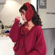 본캡 폰타나 니트 털귀도리 귀마개