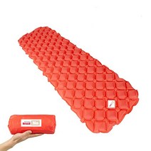 캠핑 백패킹용 초경량 에어매트, A_레드