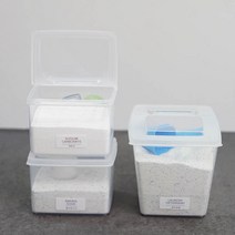 메이앤홈 가루 세제용기 세제통 소분용기, 1개, 1.3L