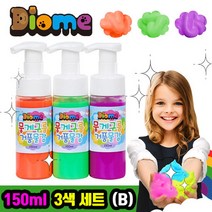 키즈맘아트 뭉게구름 거품물감 150ml 3색 (택1), B세트