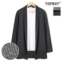 탑보이 모자이크 롱 숄 가디건 (RT420)