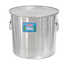 알루미늄용기 식깡 높은위생용기 육수통 스탁팟 들통 찜통, 1개, 8G/L(370x360)