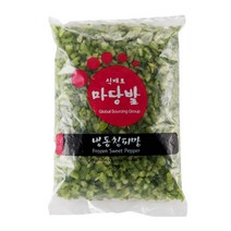 마당발 냉동 청피망 다이스, 1SACK, 1kg(청피망_다이스)