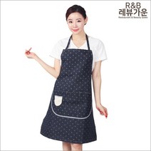 레뷰가운 AE239 목걸이형앞치마 목공예 유니폼 커피숍 가정용 식당 화원 서빙복 앞치마, AE239_하트청지, 1개