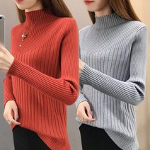 러블로어 0043 - 반폴라 트윈 골지 니트