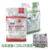 피쉬포독 [무료배송 샘플+그리니즈증정] 슈페리어 퍼피 어덜트1.3kg 5.7kg, 2분류