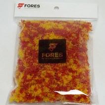 포레스 디오라마 건축모형재료 조경재료 스펀지 덤블 파우더 30g 9종, 4.옐로우+레드믹스