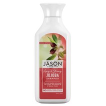 Jason Natural 퓨어 네추럴 샴푸 롱 & 스트롱 호호바, 473ml, 1개
