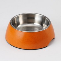 FC ONE 에프씨원 천연 밤무 대나무 스텐식기 16oz, 오렌지, 1개