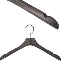 원목옷걸이 나무 뱅갈캣츠 셔츠상의 여자 (5개), (블랙빈티지), 5개입