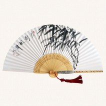 전주부채공방 [명품가죽 합죽선] 가죽명품선 대나무 무형문화재선, 1개