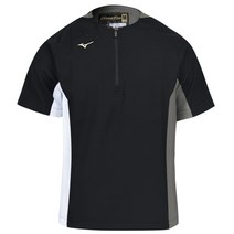 미즈노 MIZUNO 반팔 바람막이 9V5109 (검정) S~3XL 땀복