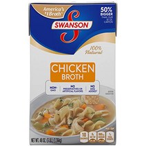 Swanson 치킨 브로스 100% 내추럴, 1.36kg, 1개
