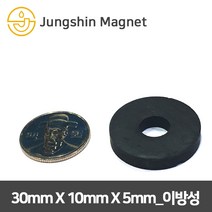 정신자석 페라이트 이방성 링 자석, 03_30mmX10mmX5mm(8개)
