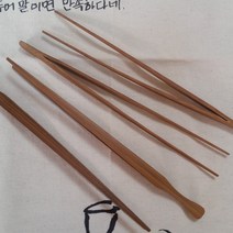 꽃차용 고급 수공 대나무 찻잔 집게/화차 차도구 다구